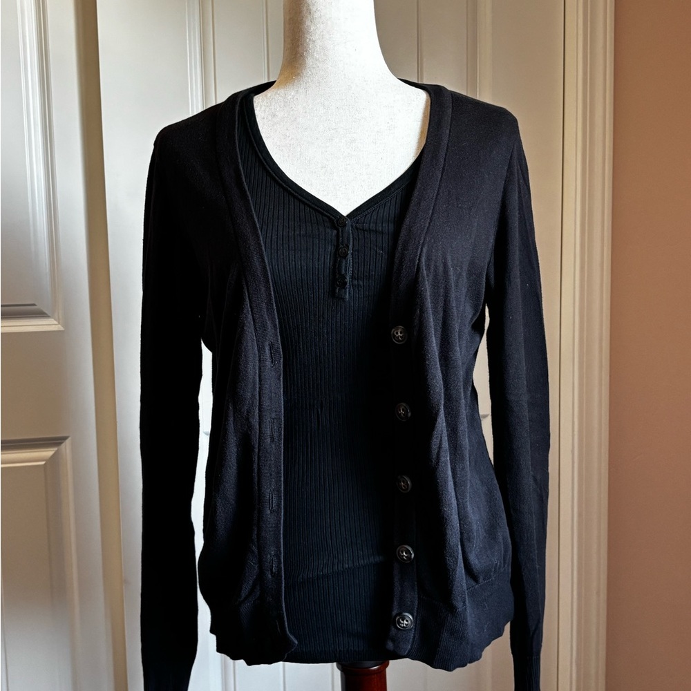 BDG Black Women's Cardigan Sweater